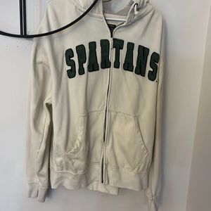 Tan spartans hoodie